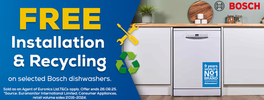 Bosch Free Install & Recycle